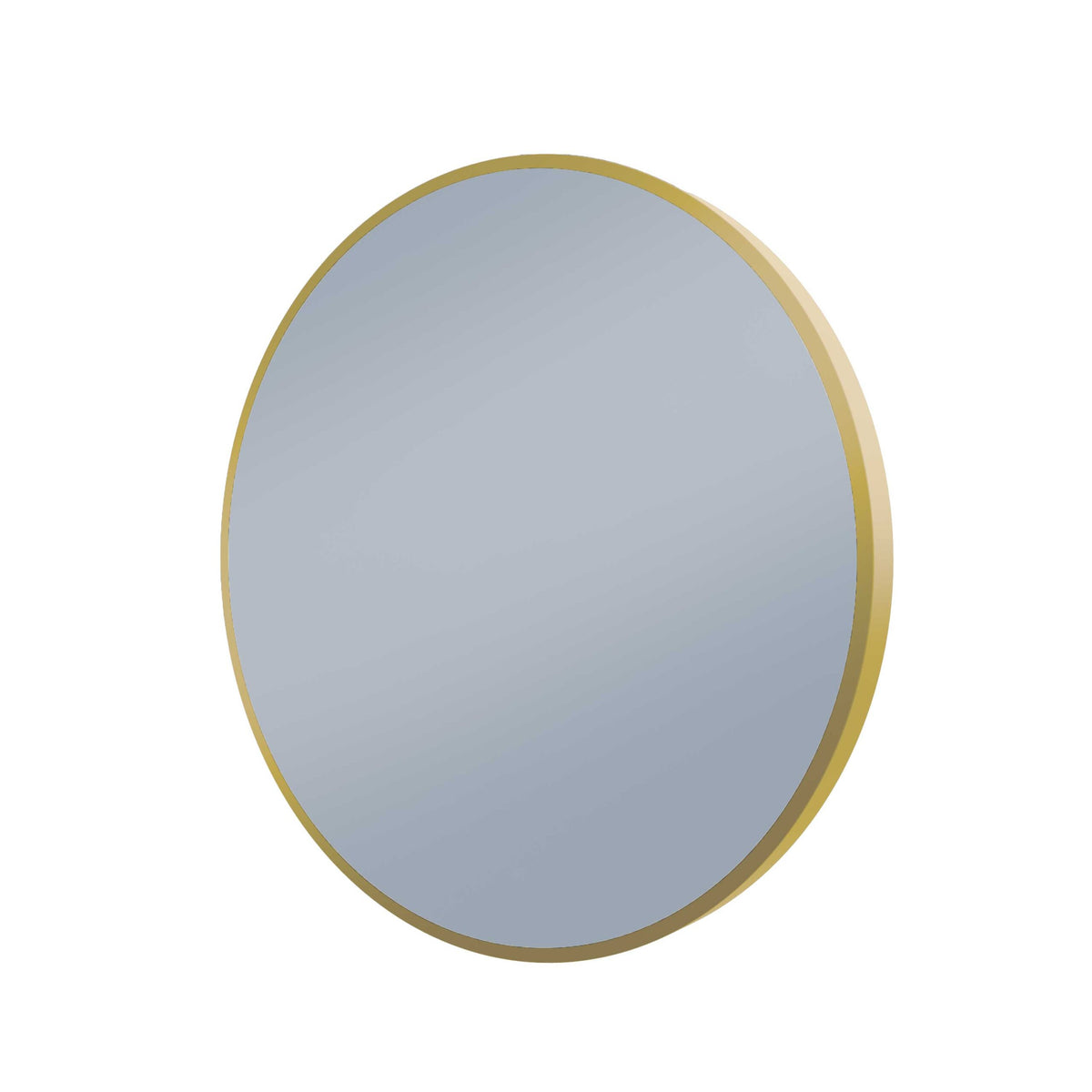 Framed S Series Round LED Mirror Nordic Gold