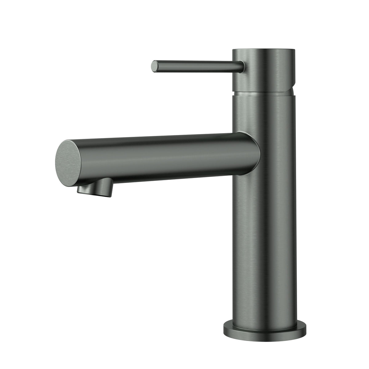 Otus Slimline Basin Mixer Straight Spout - Gun Metal