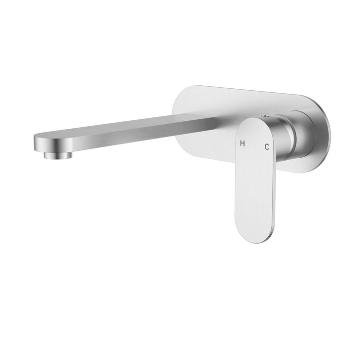 Sora SS Wall Basin Mixer Trim Kit - Stainless Steel