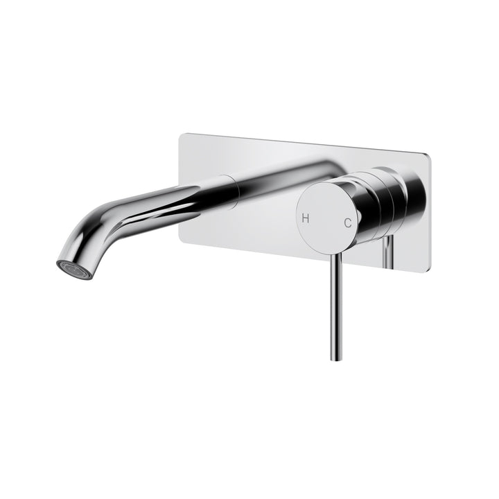 Otus Slimline Wall Basin Mixer Trim Kit - Chrome