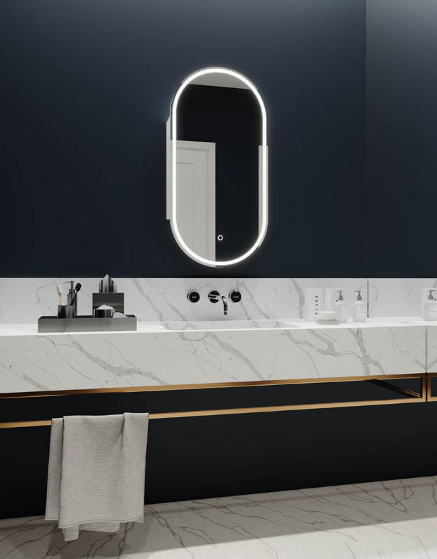 Capsule LED Shaving Cabinet Frameless product view 2