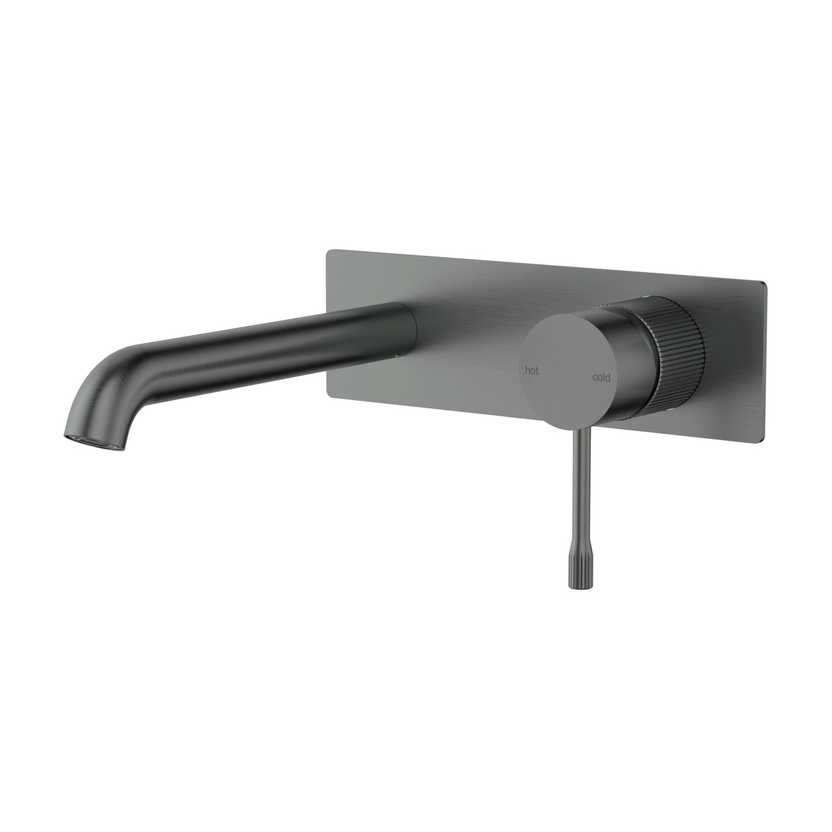 Linie Wall Basin Mixer Trim Kit 220mm Spout - Gun Metal
