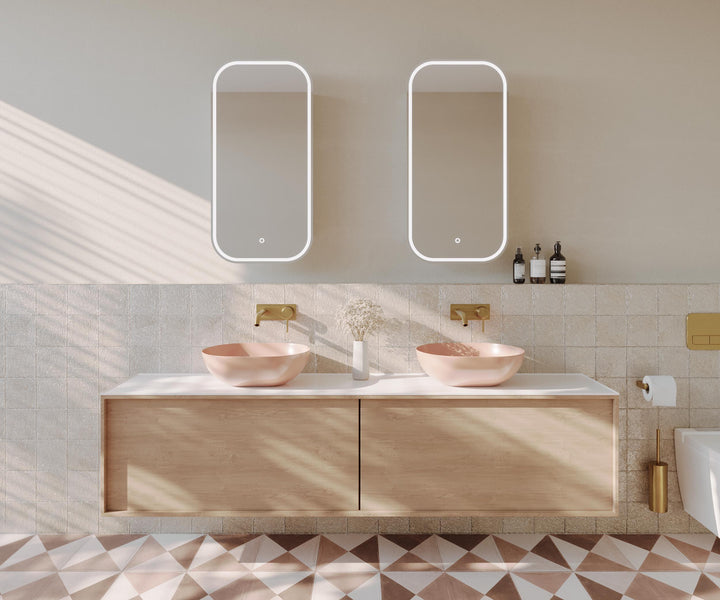 Piazza LED Rectangle Shaving Cabinet Frameless