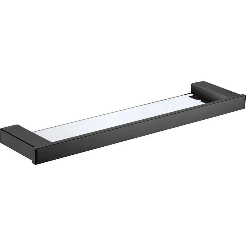 Rosa Shelf Glass - Matt Black