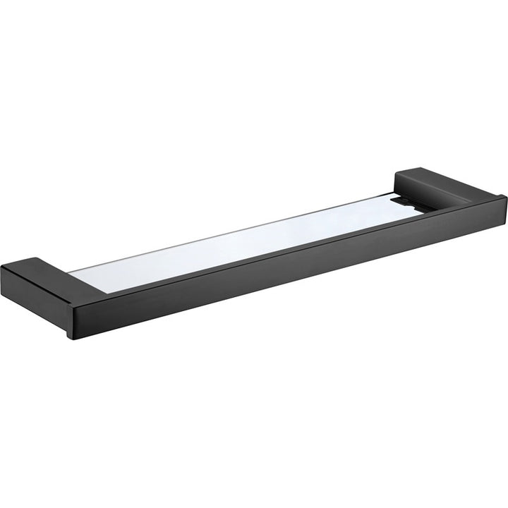 Rosa Shelf Glass - Matt Black