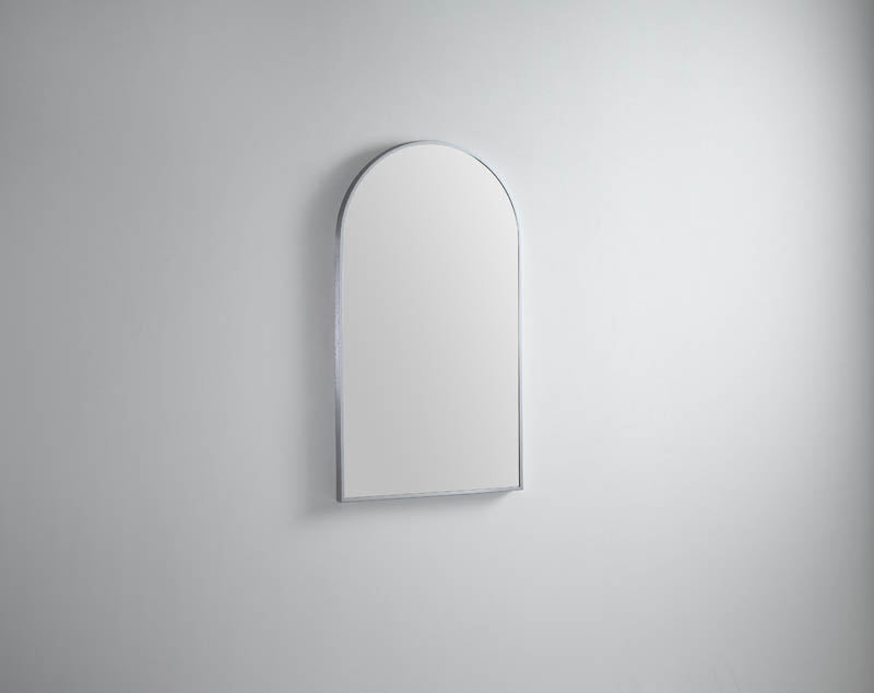 Modern Arch Mirror with Portable Magnifier Georgian Metal product view 2