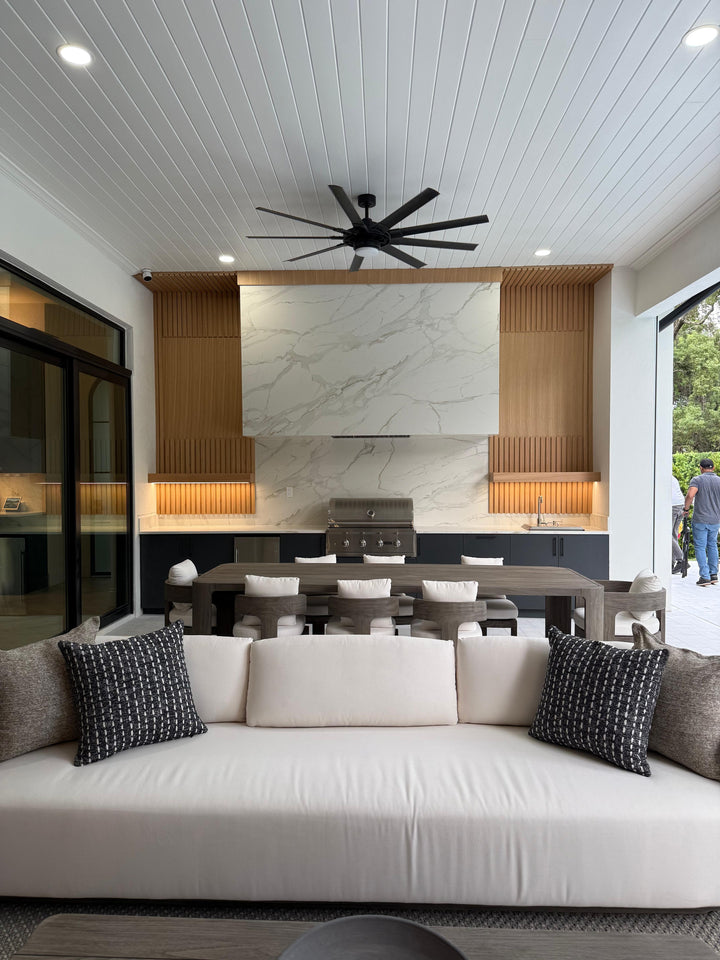 Morpheus Dekton Optimma 4mm in a living area setting