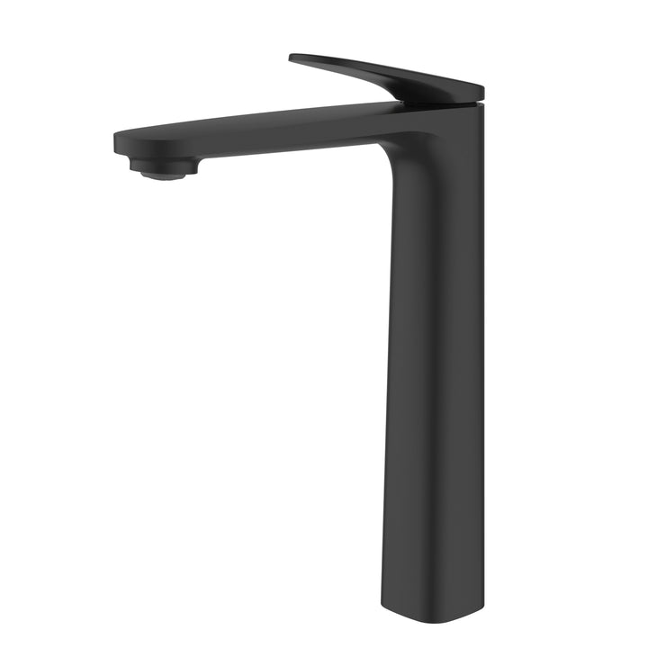 Sulu II High Rise Basin Mixer - Matt Black