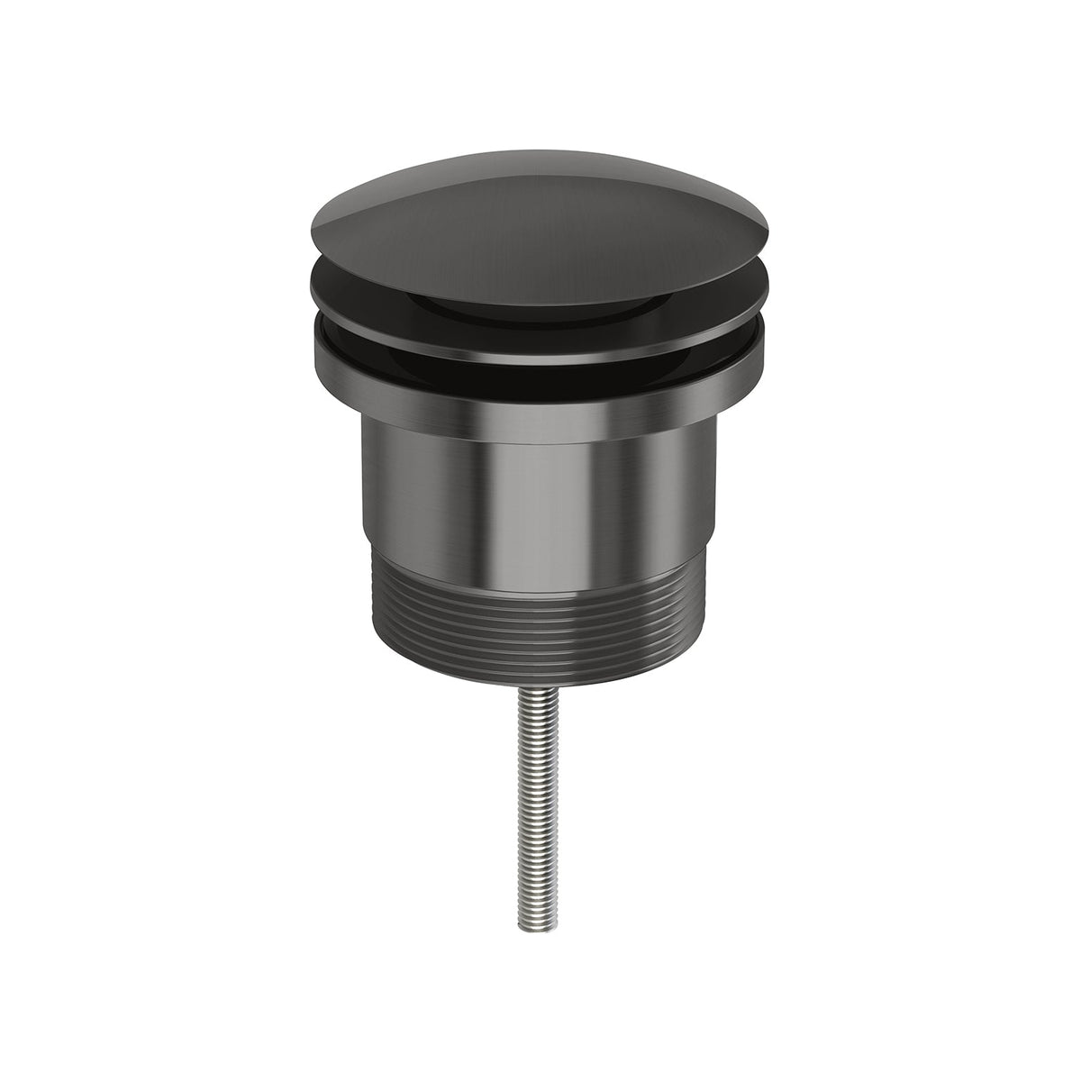 40mm Dome Pop Up Universal Waste - Brushed Carbon