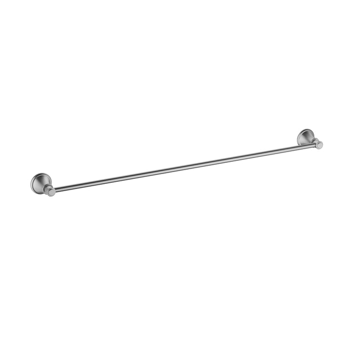 Clasico Towel Rail Single 800mm - Brushed Nickel