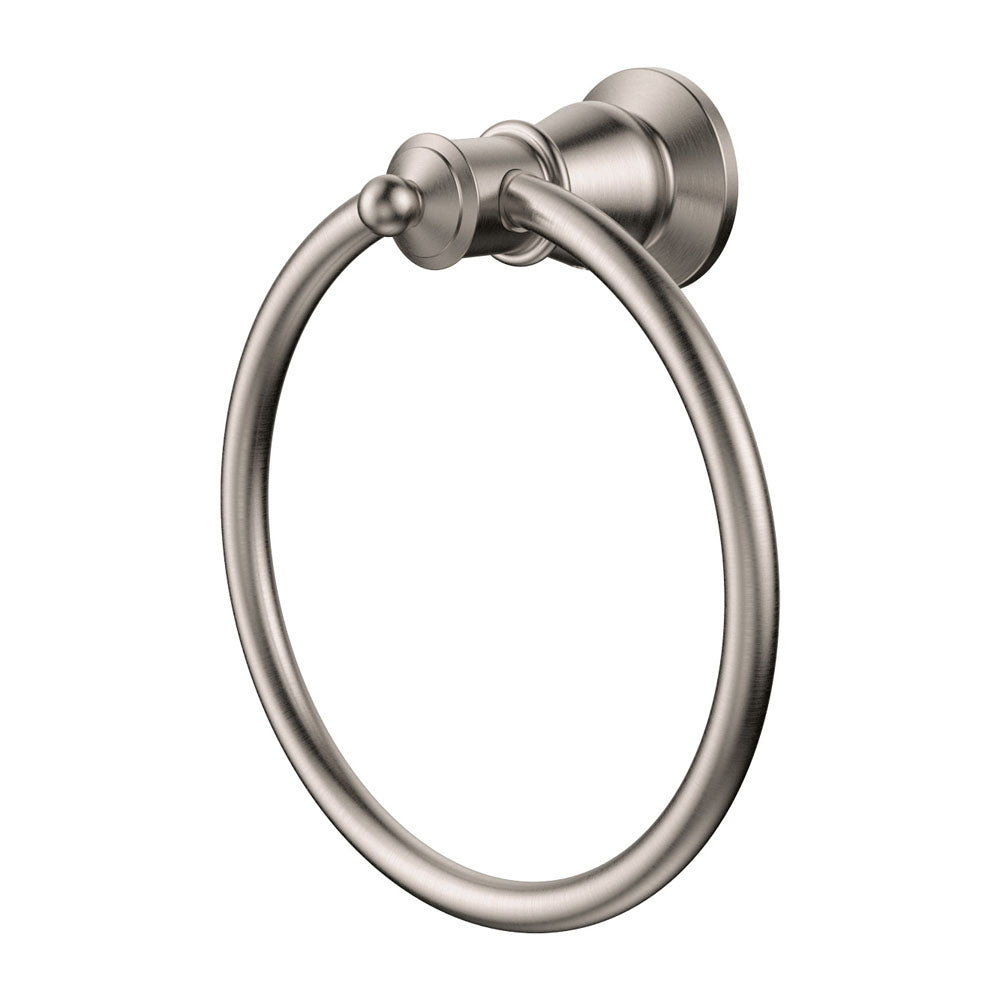 Lillian Towel Ring - Brushed Nickel