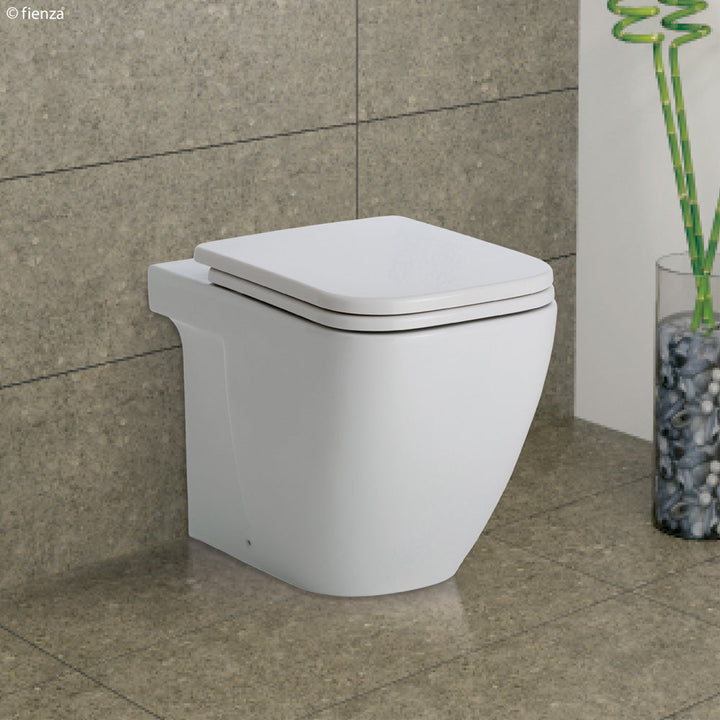 RAK Caroline Wall-Faced Toilet Suite, Gloss White - lifestyle