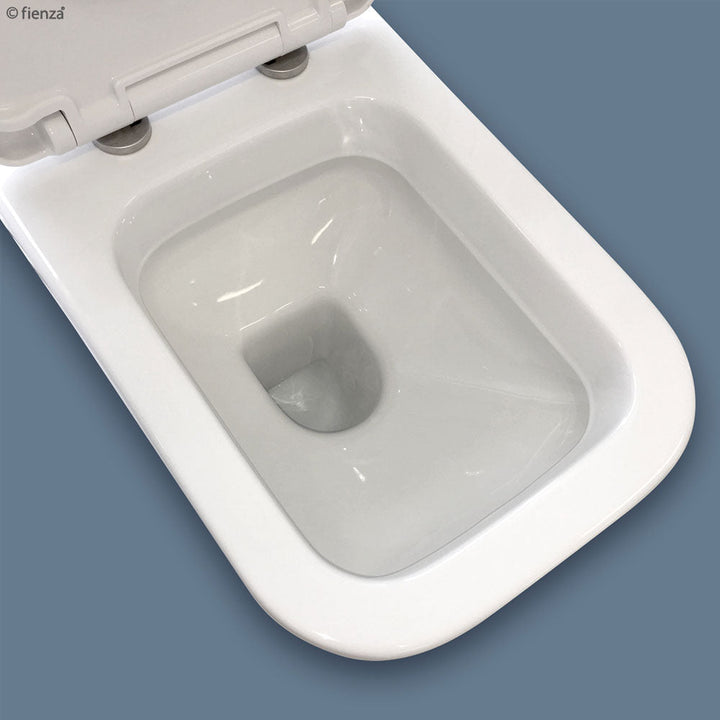 RAK Caroline Wall-Faced Toilet Suite, Gloss White - product