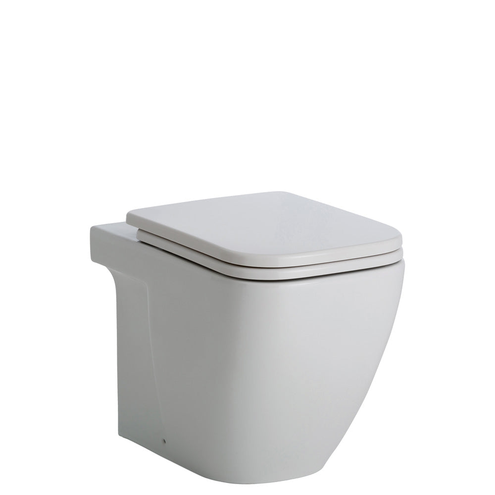 RAK Compact Wall-Faced Toilet Suite, Gloss White - product