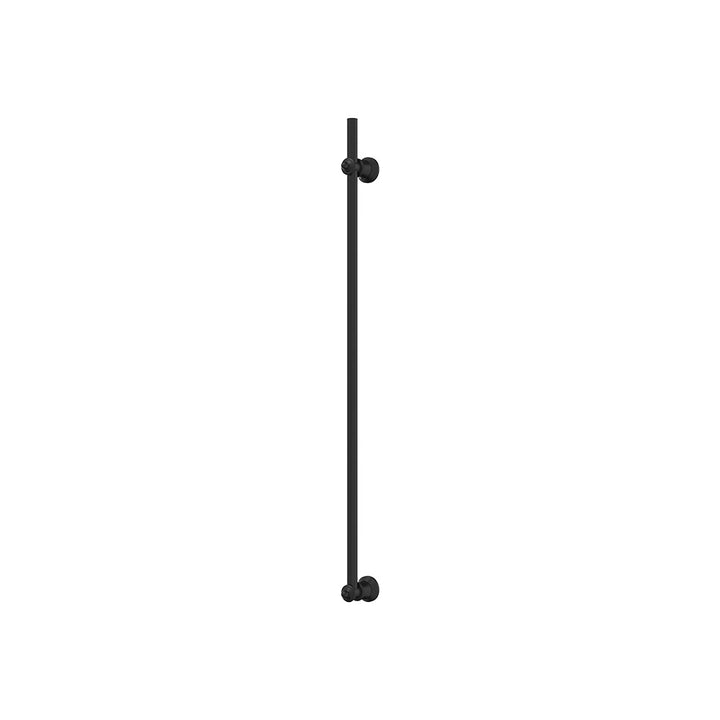Lillian Vertical Heated Towel Rail, 93 x 1000mm - Matte Black