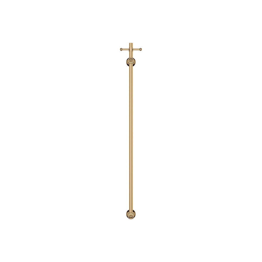 Lillian Vertical Heated Towel Rail, 93 x 1000mm - Urban Brass