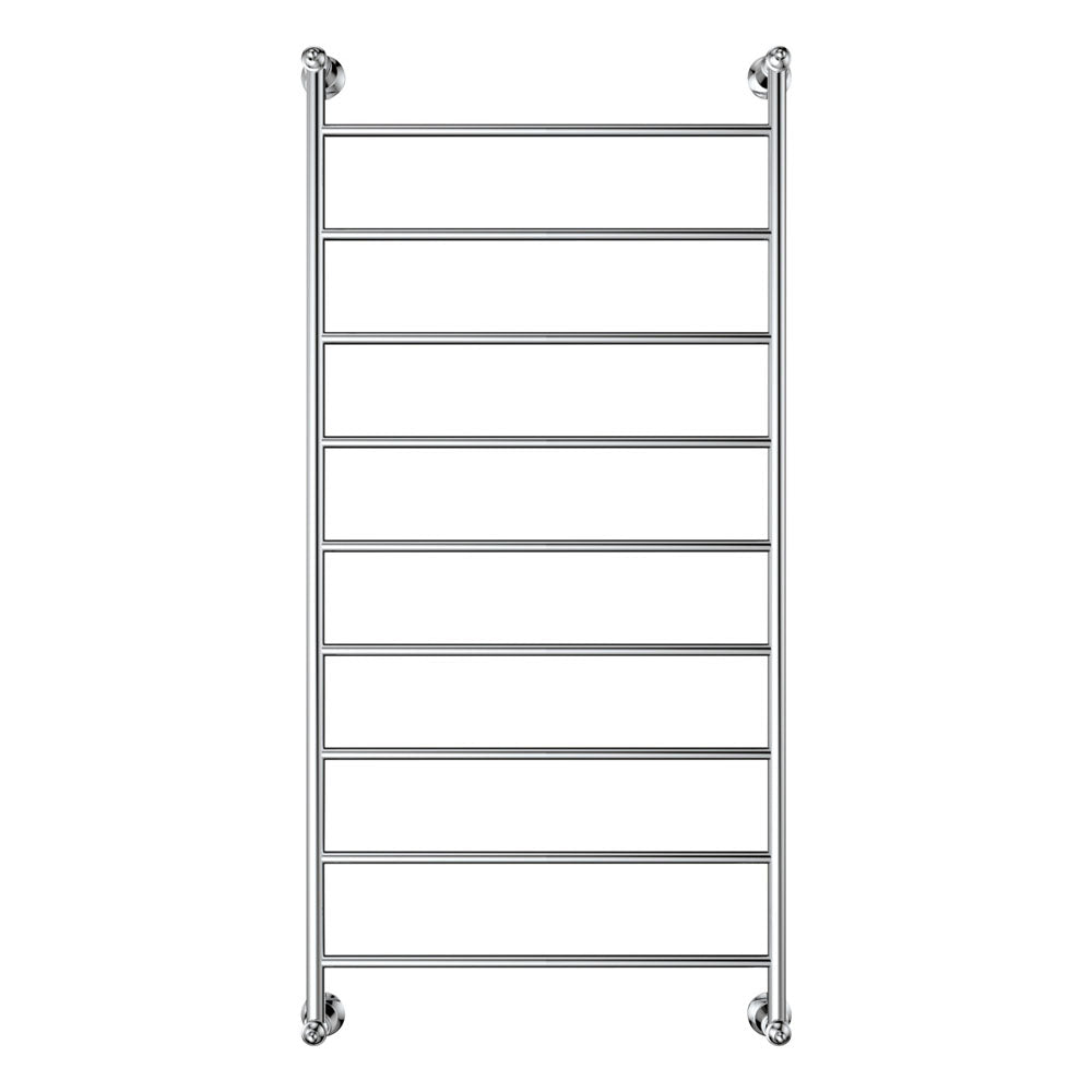 Lillian Heated Towel Rail, 600 x 1200mm - Chrome