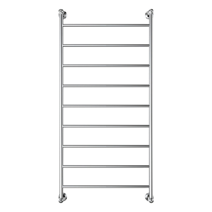 Lillian Heated Towel Rail, 600 x 1200mm - Chrome