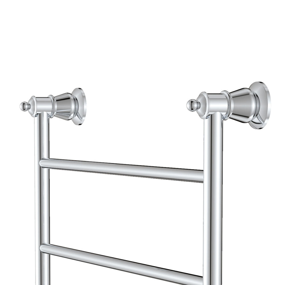 Lillian Heated Towel Rail, 600 x 1200mm - Chrome
