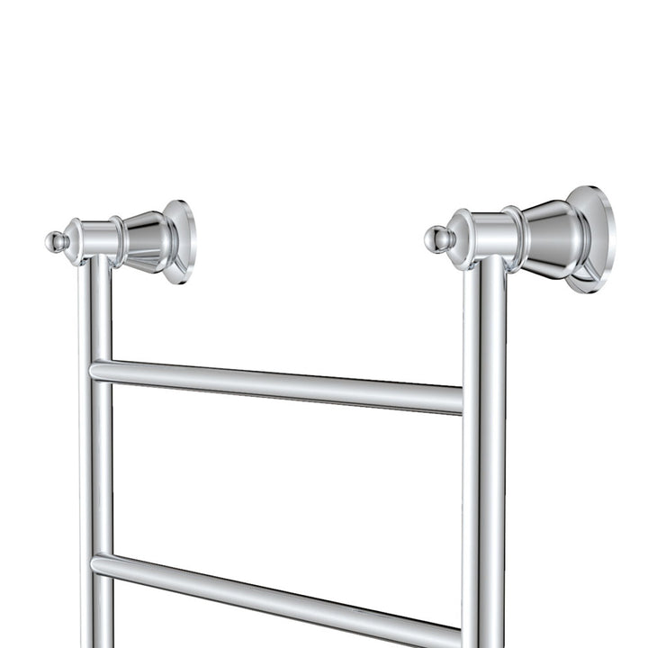 Lillian Heated Towel Rail, 600 x 1200mm - Chrome