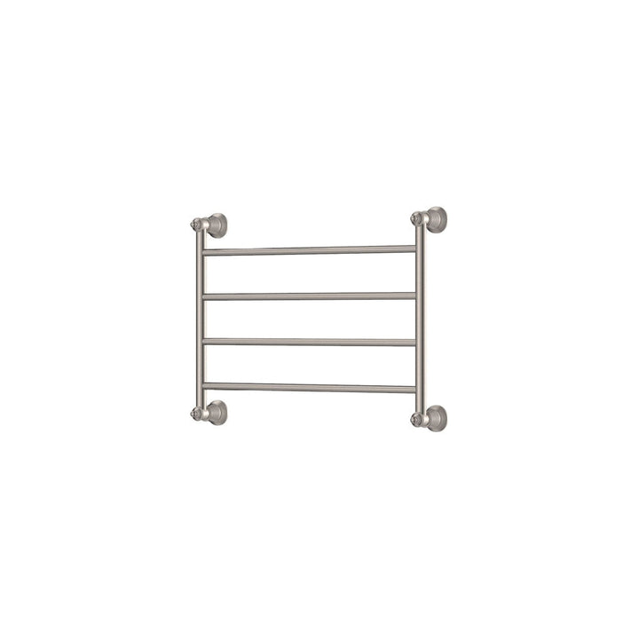 Lillian Heated Towel Rail, 600 x 450mm - Brushed Nickel