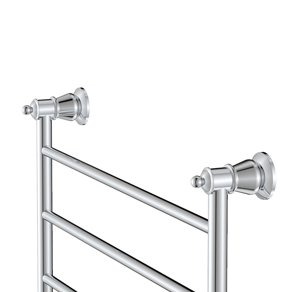 Lillian Heated Towel Rail, 600 x 450mm - Chrome