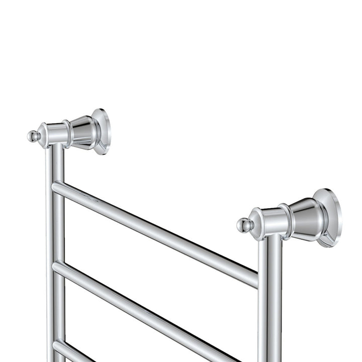 Lillian Heated Towel Rail, 600 x 450mm - Chrome
