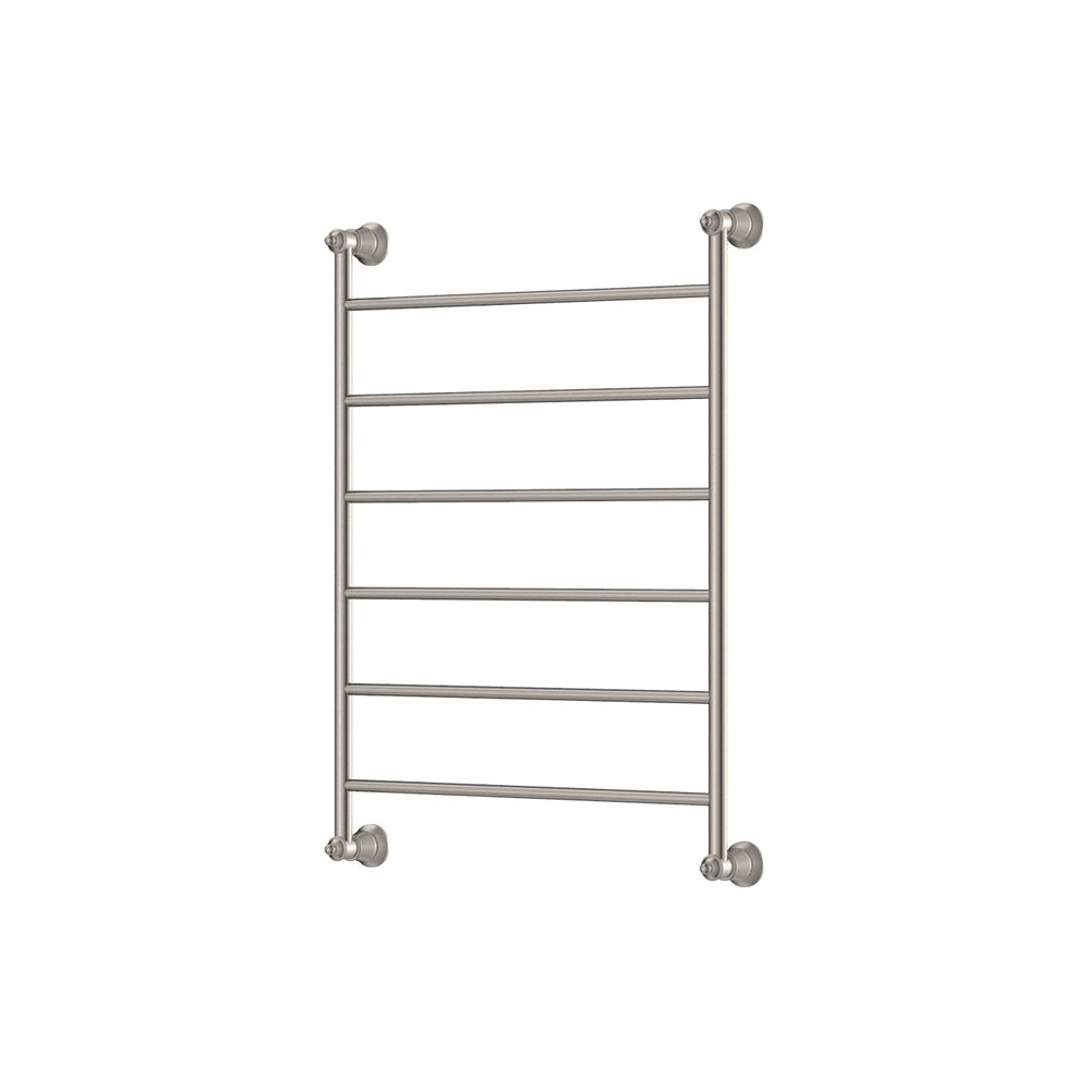 Lillian Heated Towel Rail, 600 x 800mm - Brushed Nickel