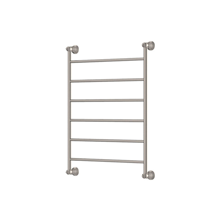 Lillian Heated Towel Rail, 600 x 800mm - Brushed Nickel