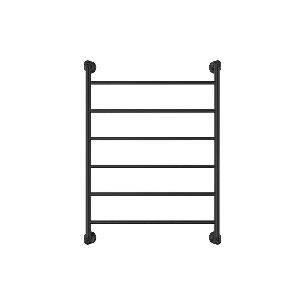 Lillian Heated Towel Rail, 600 x 800mm - Matte Black