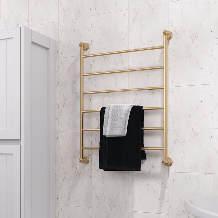 Lillian Heated Towel Rail, 600 x 800mm - Urban Brass