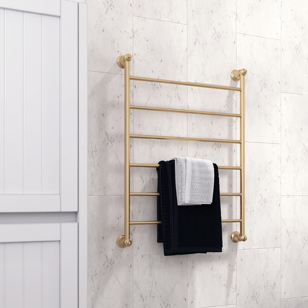 Lillian Heated Towel Rail, 600 x 800mm - Urban Brass