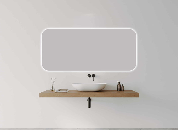 I Series Soft Rectangle LED Mirror detail view 3