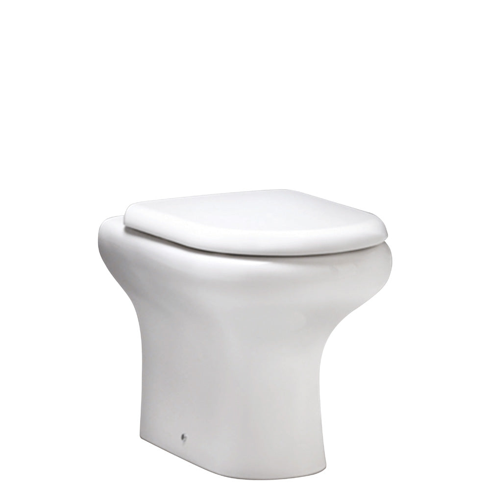 RAK Compact Wall-Faced Toilet Suite, Gloss White - product