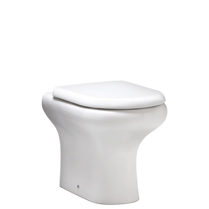 RAK Compact Wall-Faced Toilet Suite, Gloss White - product