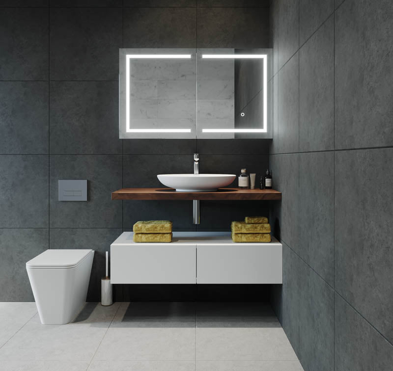Vera LED Shaving Cabinet lifestyle view 7