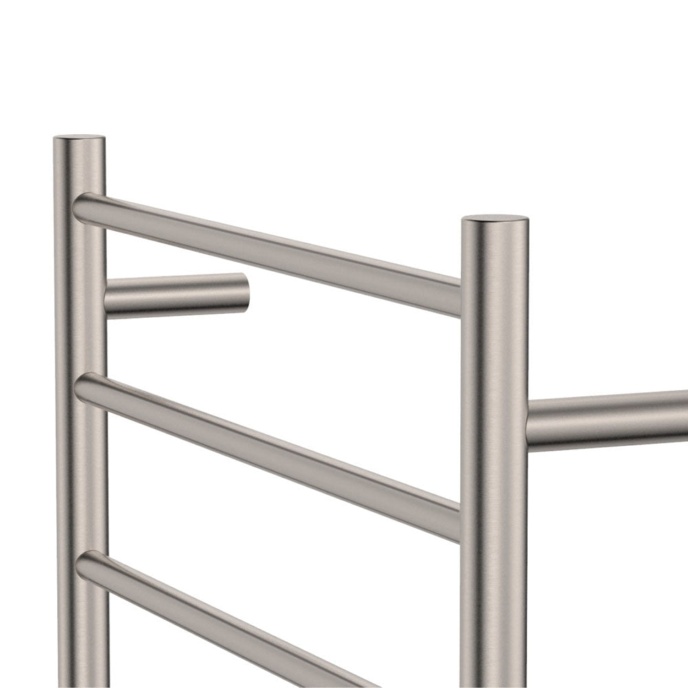 Isabella Heated Towel Rail, 600 x 800mm - Brushed Nickel