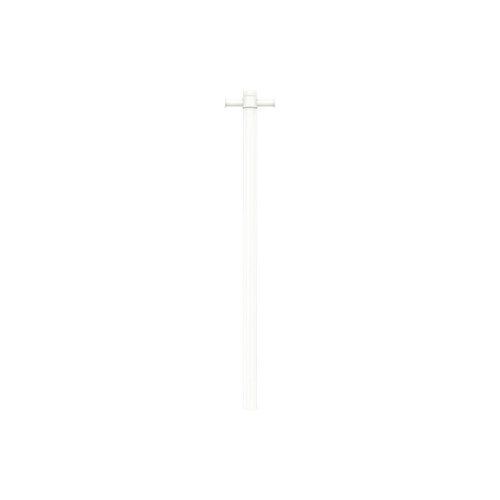 Isabella Vertical Heated Towel Rail, 100 x 900mm - Matte White