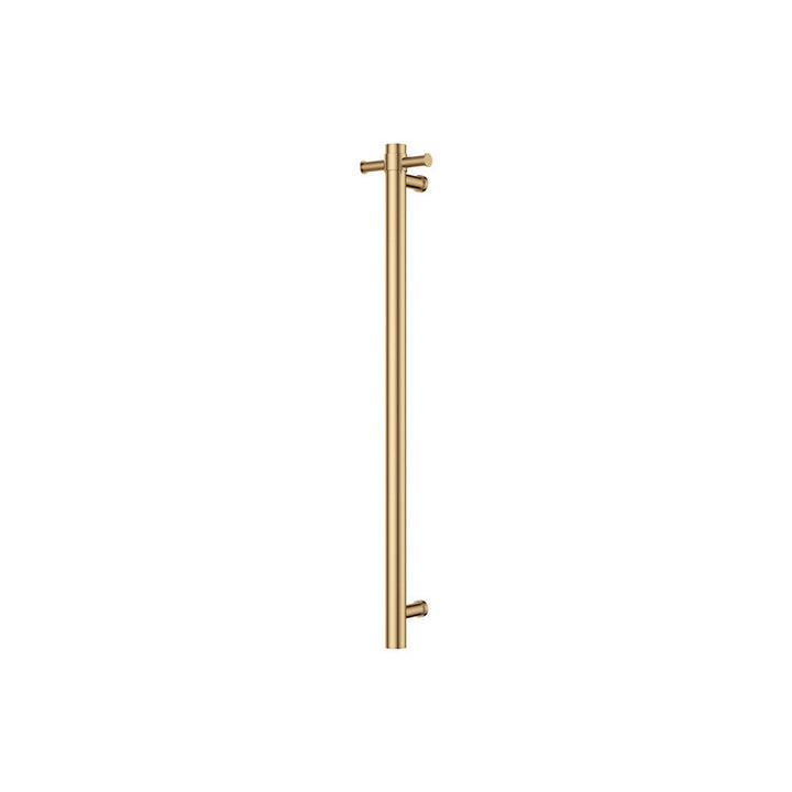 Isabella Vertical Heated Towel Rail, 100 x 900mm - Urban Brass