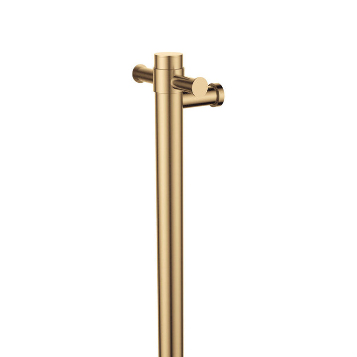 Isabella Vertical Heated Towel Rail, 100 x 900mm - Urban Brass