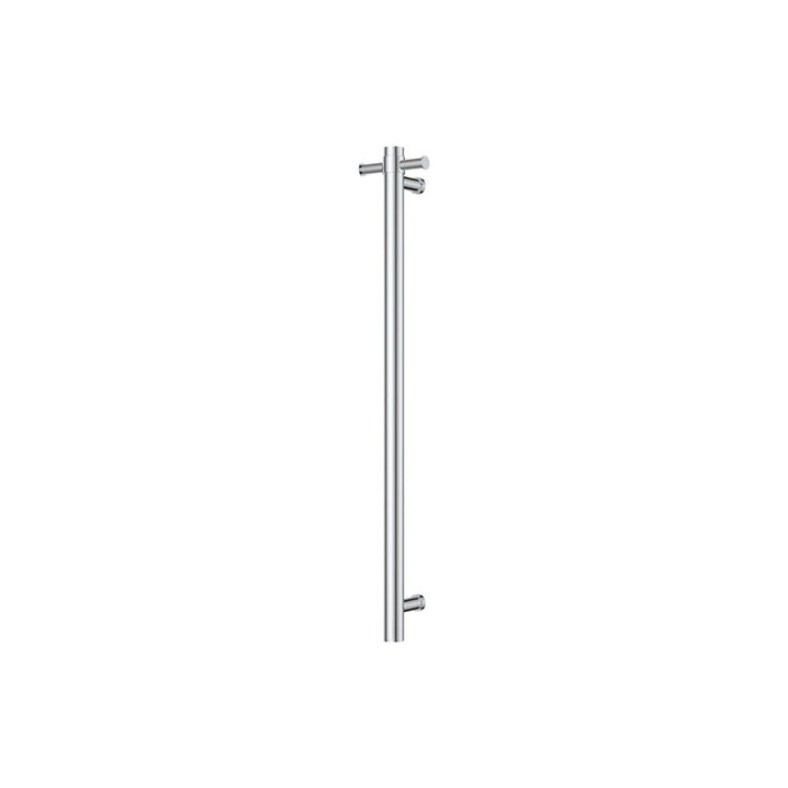 Isabella Vertical Heated Towel Rail, 100 x 900mm - Chrome