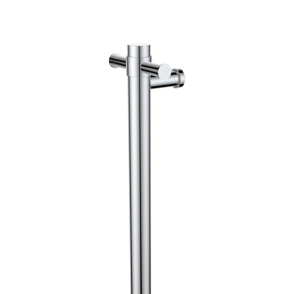 Isabella Vertical Heated Towel Rail, 100 x 900mm - Chrome
