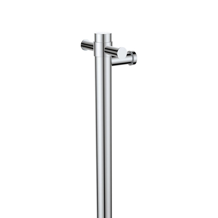 Isabella Vertical Heated Towel Rail, 100 x 900mm - Chrome
