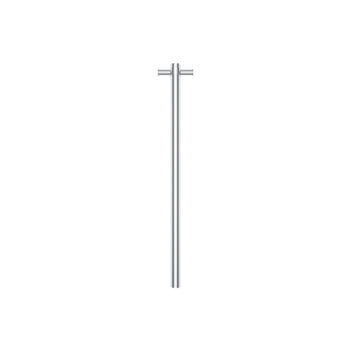 Isabella Vertical Heated Towel Rail, 100 x 900mm - Chrome