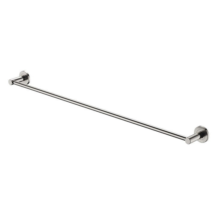 Kaya Single Towel Rail, 900mm - Brushed Nickel