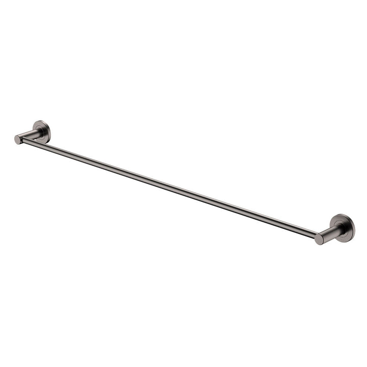 Kaya Single Towel Rail, 900mm - Gun Metal