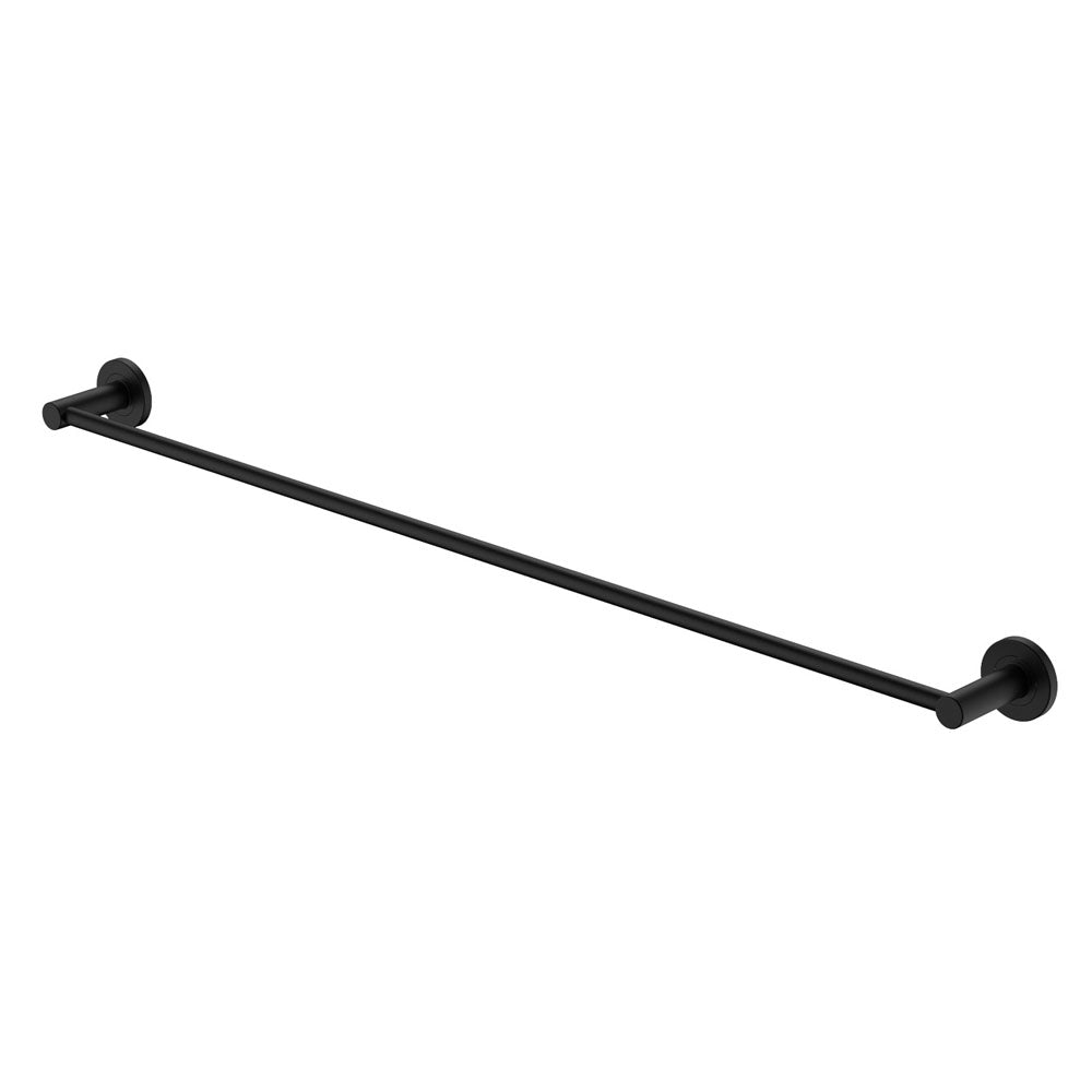 Kaya Single Towel Rail, 900mm - Matte Black