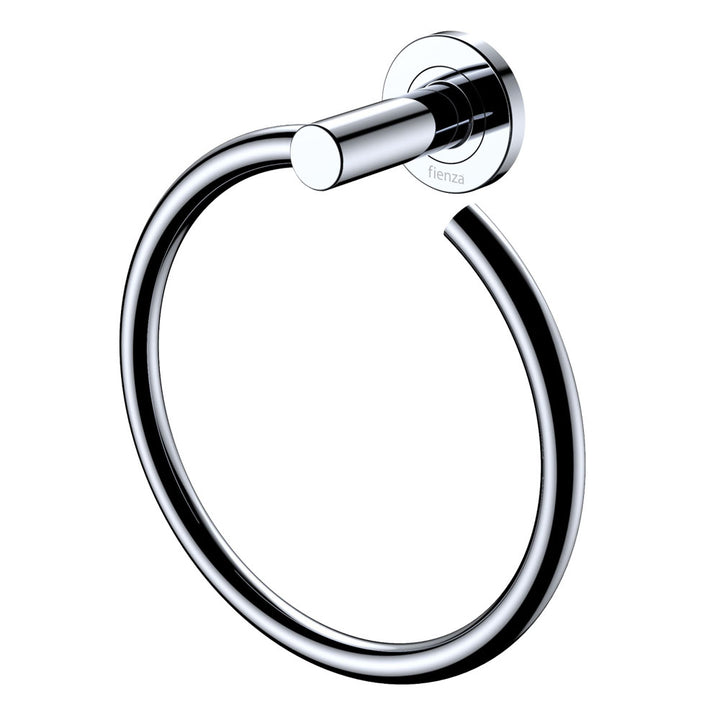 Kaya Hand Towel Ring - Chrome