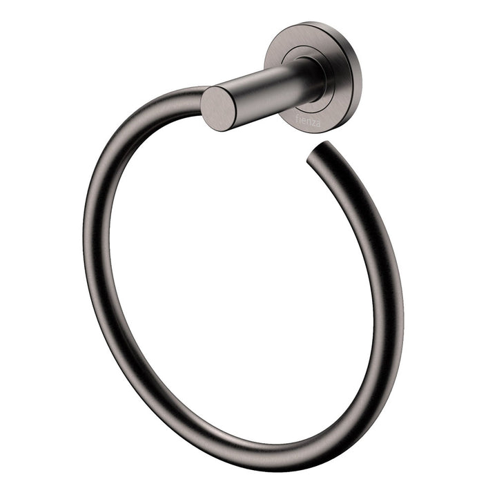 Kaya Hand Towel Ring - Gun Metal