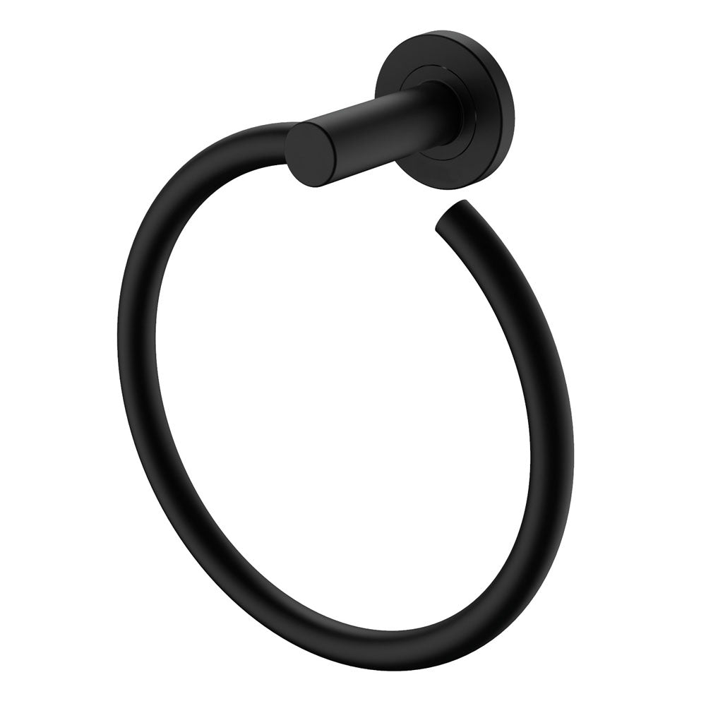 Kaya Hand Towel Ring - Matte Black